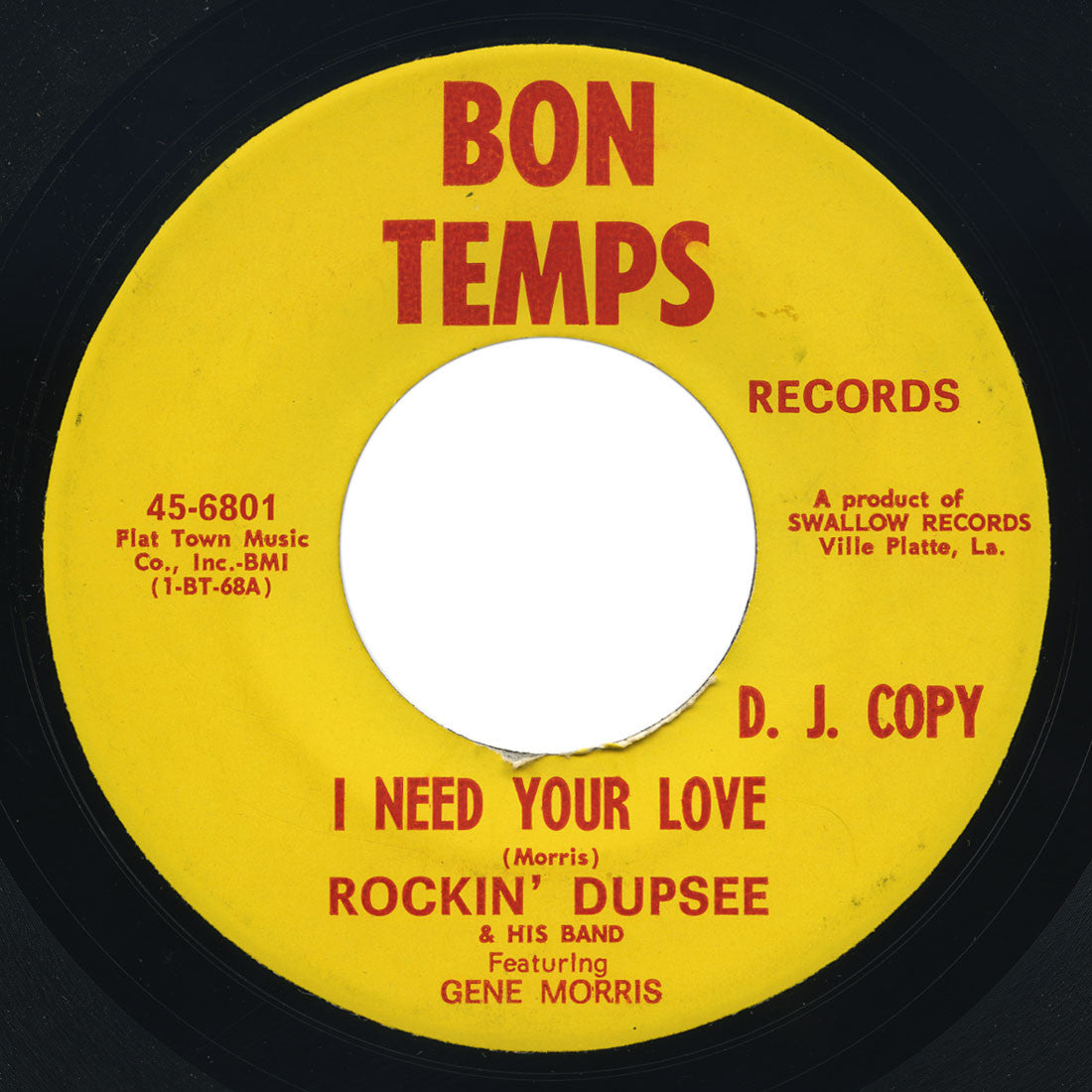 Rockin’ Dupsee – I Need Your Love