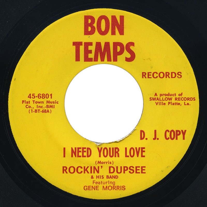 Rockin’ Dupsee – I Need Your Love