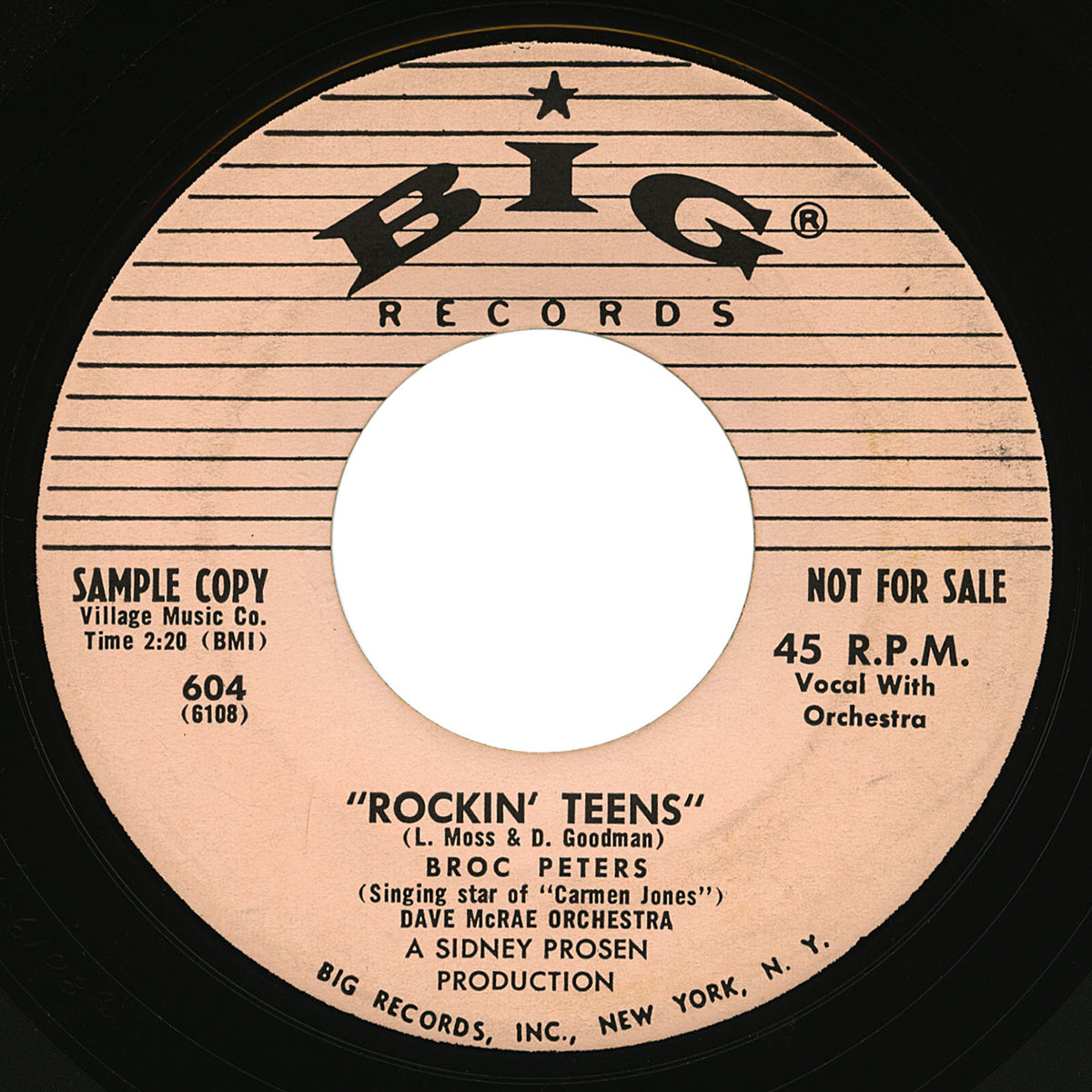 Broc Peters – Rockin’ Teens – Big