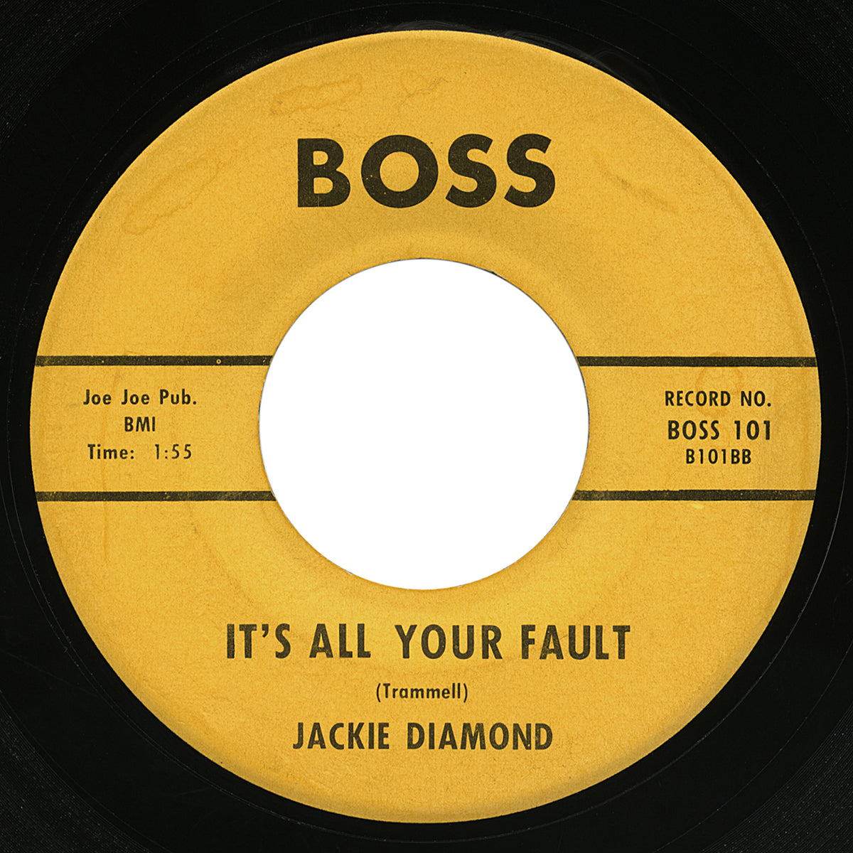 Jackie Diamond – It’s All Your Fault – Boss