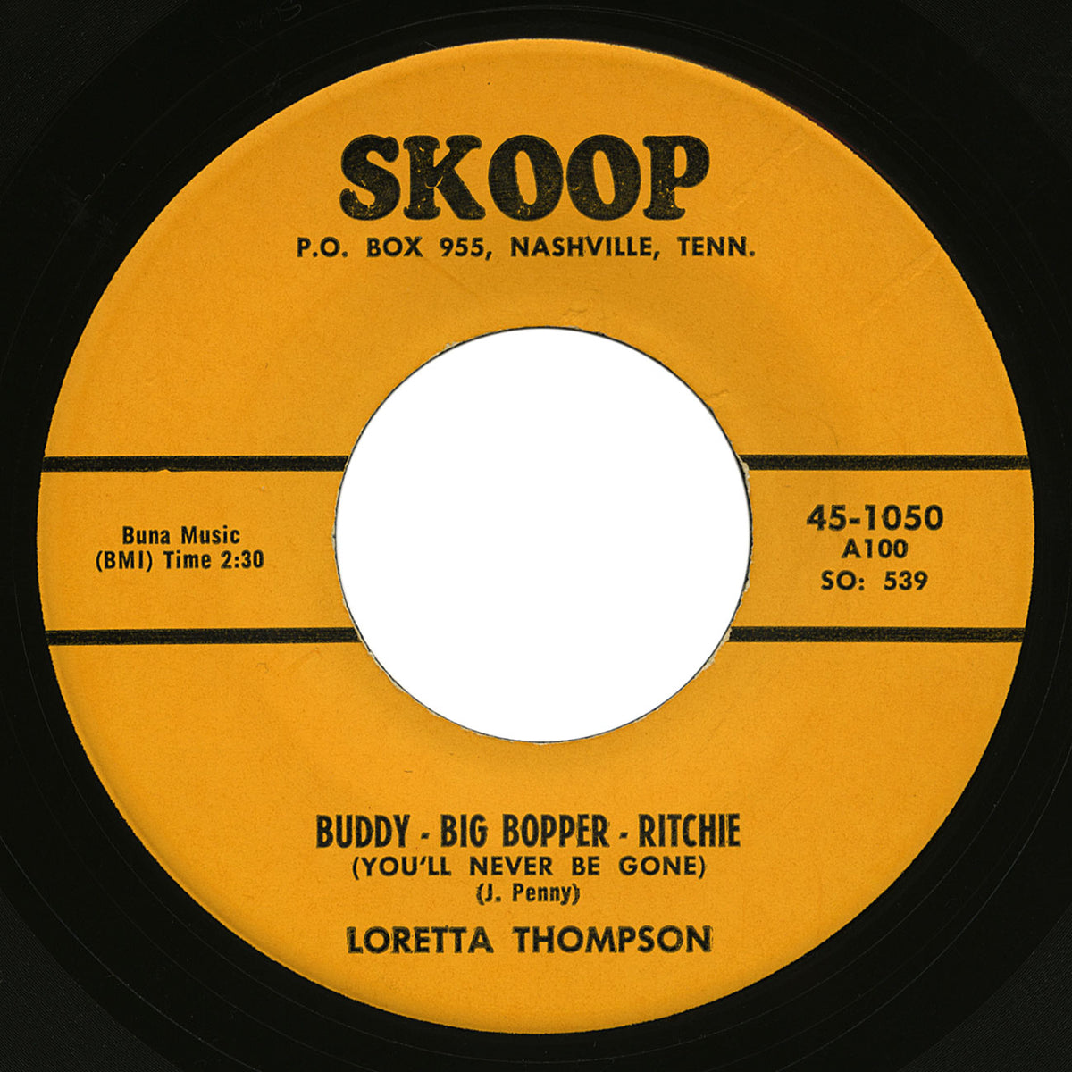 Loretta Thompson – Buddy-Big Bopper-Ritchie – Skoop