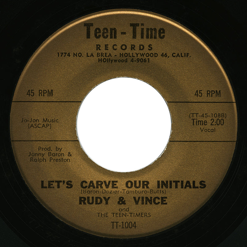 Rudy Dozier – Let’s Carve Our Initials – Teen Time