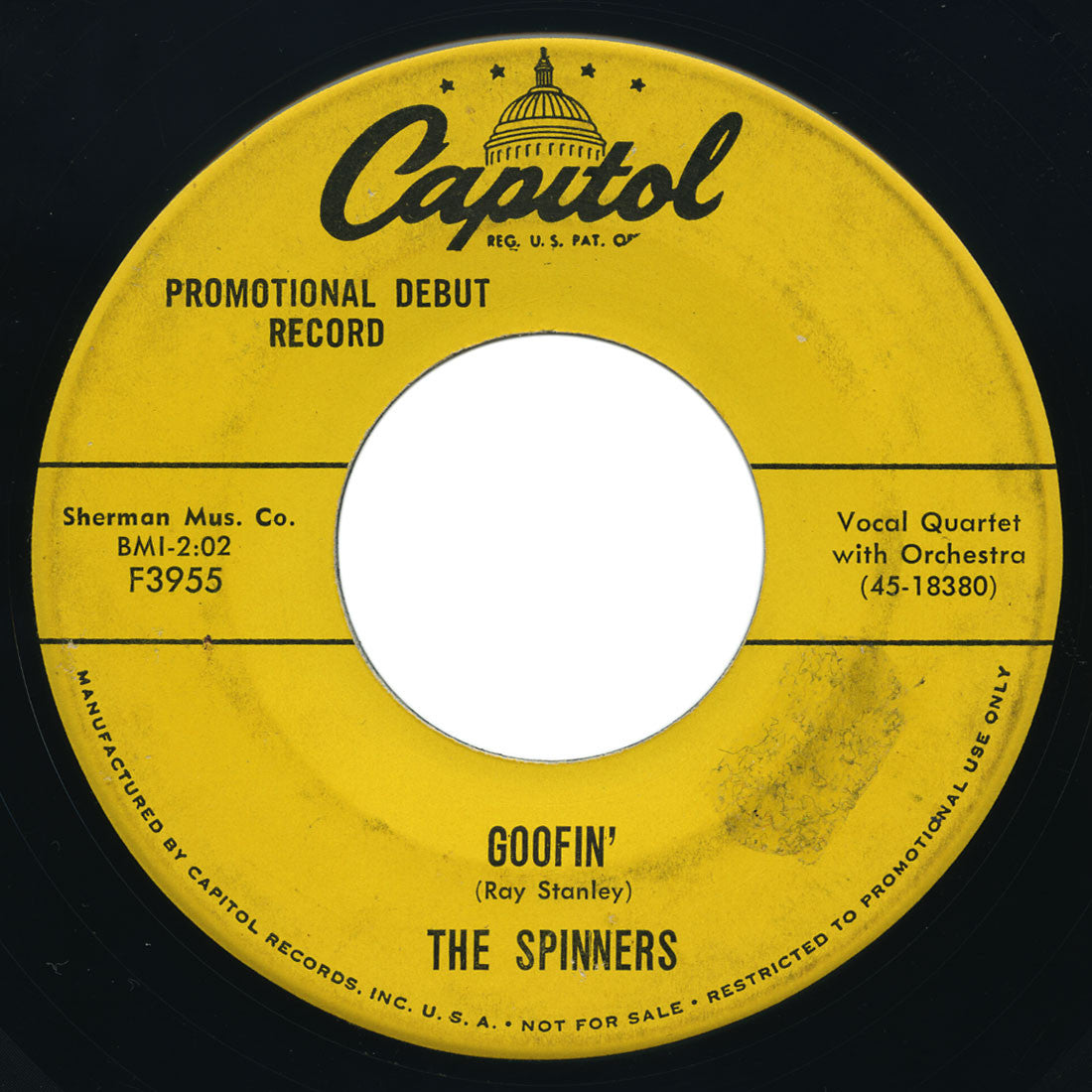 Spinners - Goofin’ / Love’s Prayer - Capitol