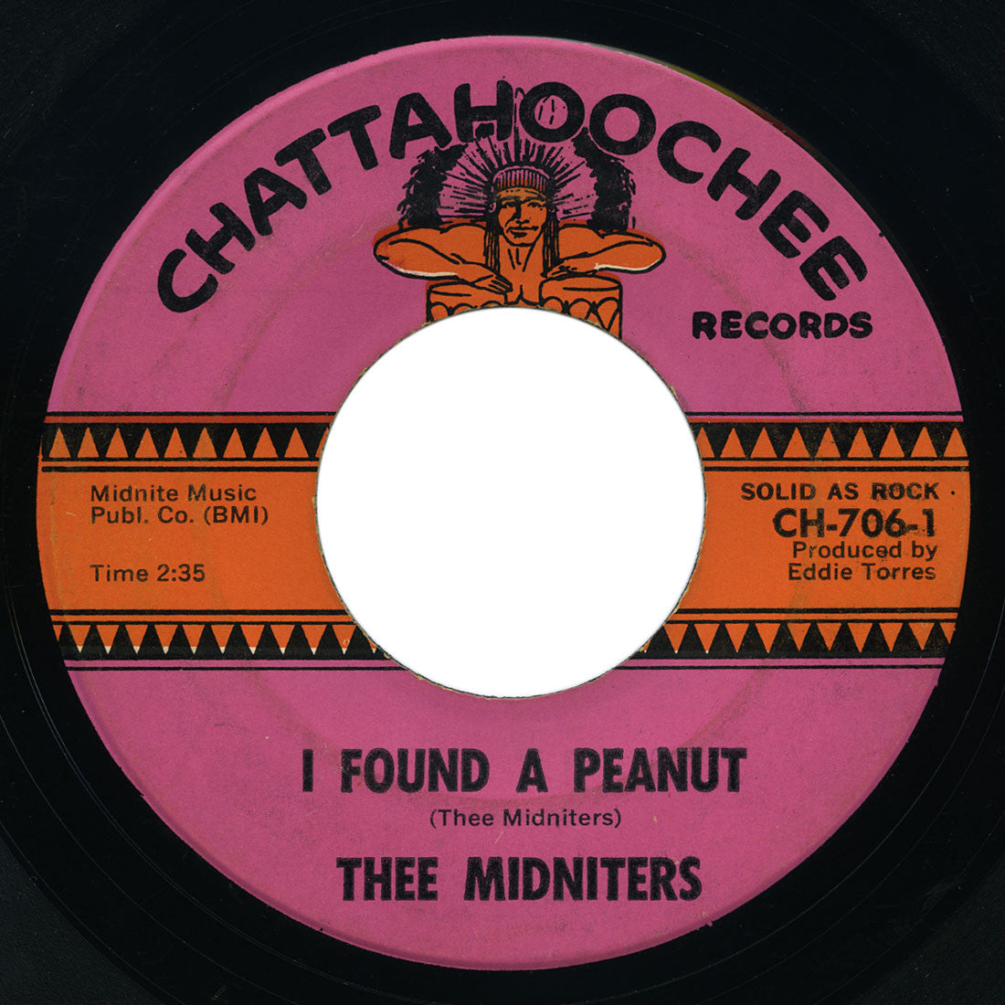 Thee Midniters - I Found A Peanut / Are You Angry? - Chattahoochee