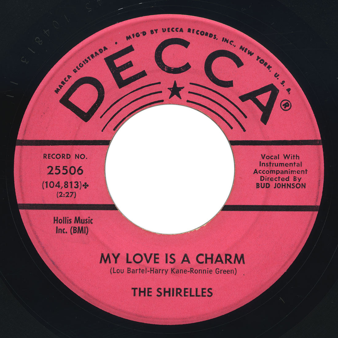 Shirelles – My Love Is A Charm / I Met Him On Sunday – Decca