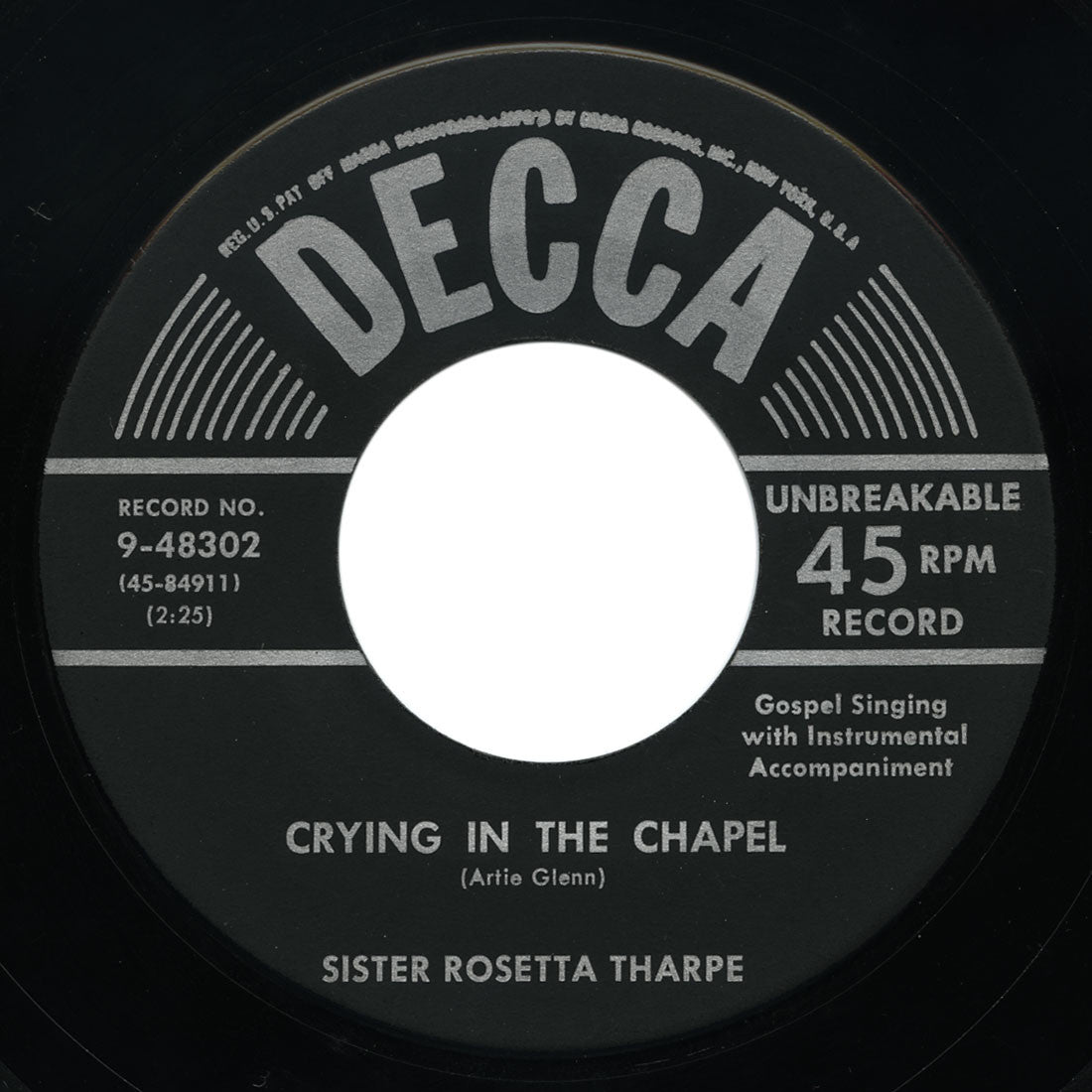 Sister Rosetta Tharpe - There’s Peace In Korea / Crying In The Chapel - Decca