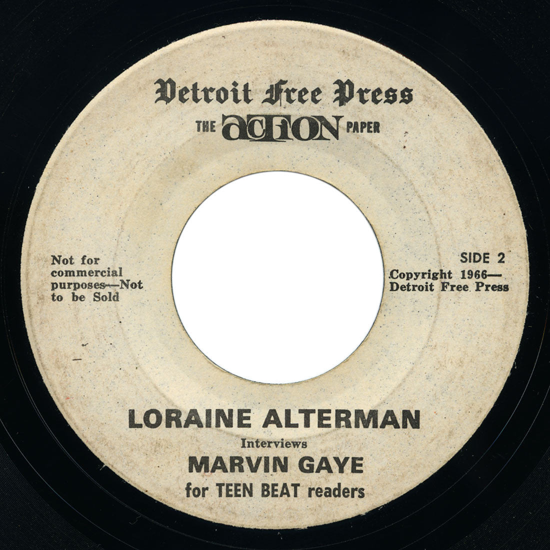 Loraine Alterman interviews Marvin Gaye for Teen Beat readers / The Teen Beat Song - Detroit Free Press