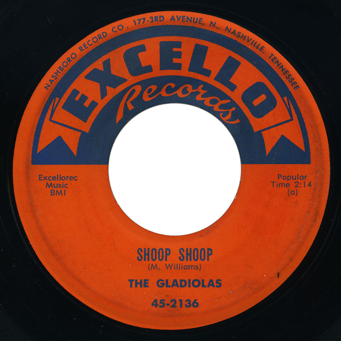 Gladiolas - Shoop Shoop / Say You’ll Be Mine - Excello