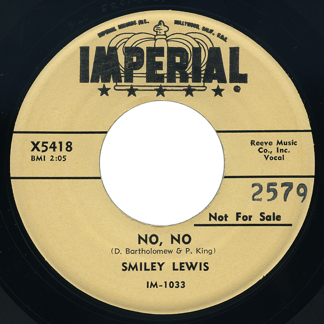 Smiley Lewis – Shame, Shame, Shame / No, No – Imperial