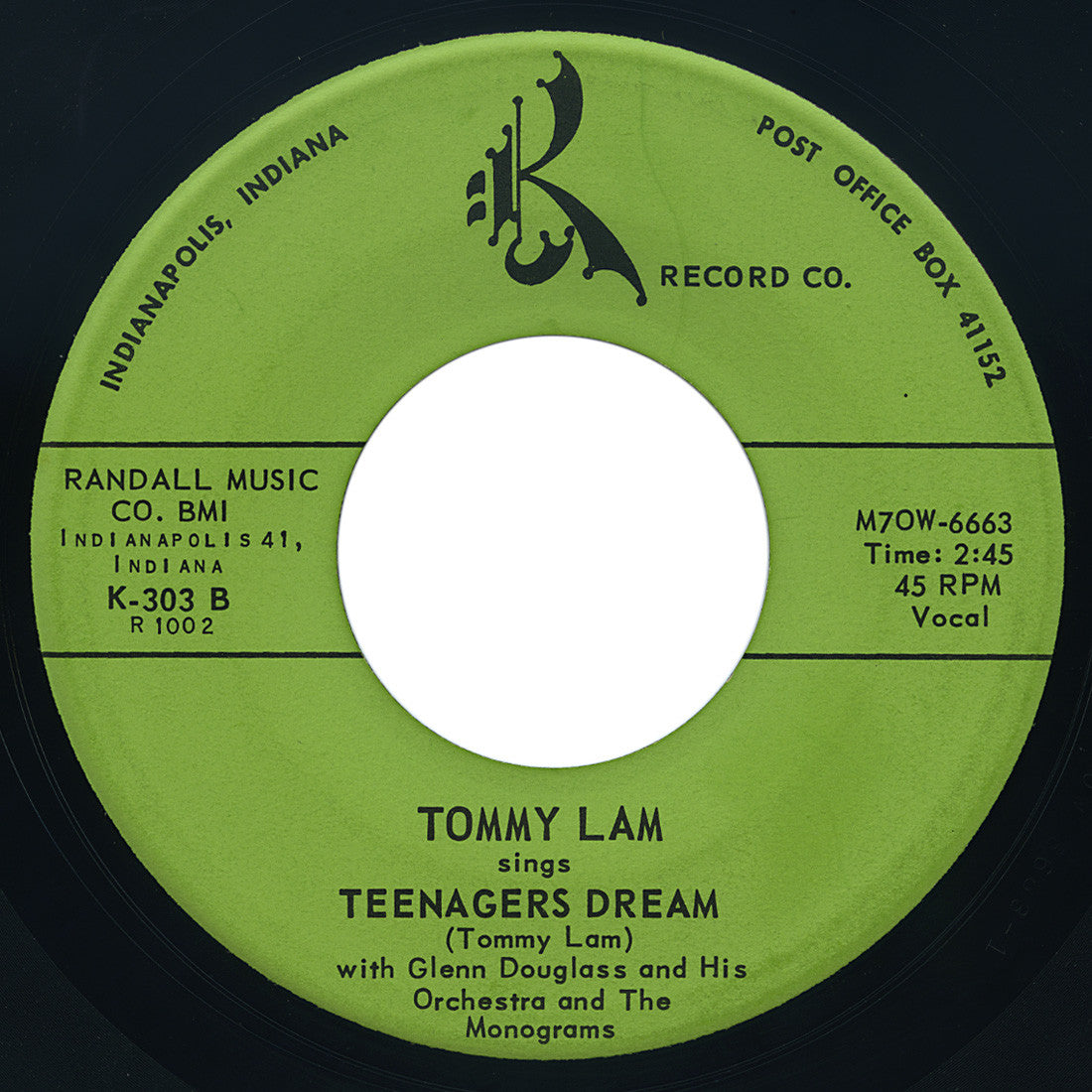 Tommy Lam – Blue Willow / Teenagers Dream – K