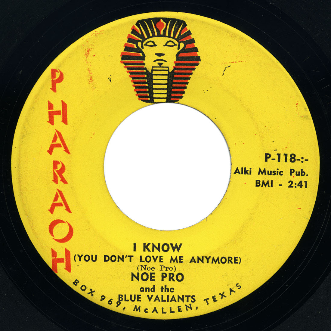 Noe Pro and The Blue Valiants – I Know (You Don’t Love Me Anymore)