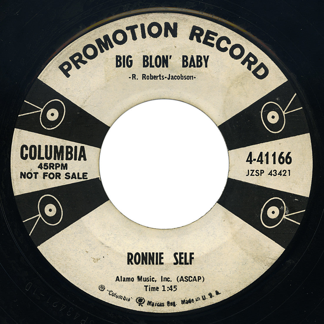 Ronnie Self – Big Blon’ Baby / Date Bait – Columbia