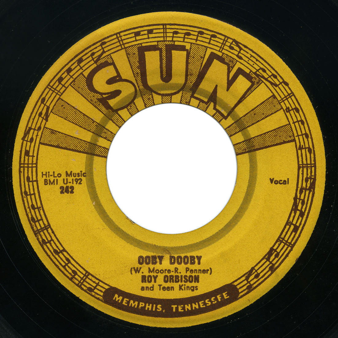 Roy Orbison and Teen Kings - Ooby Dooby / Go! Go! Go! - Sun