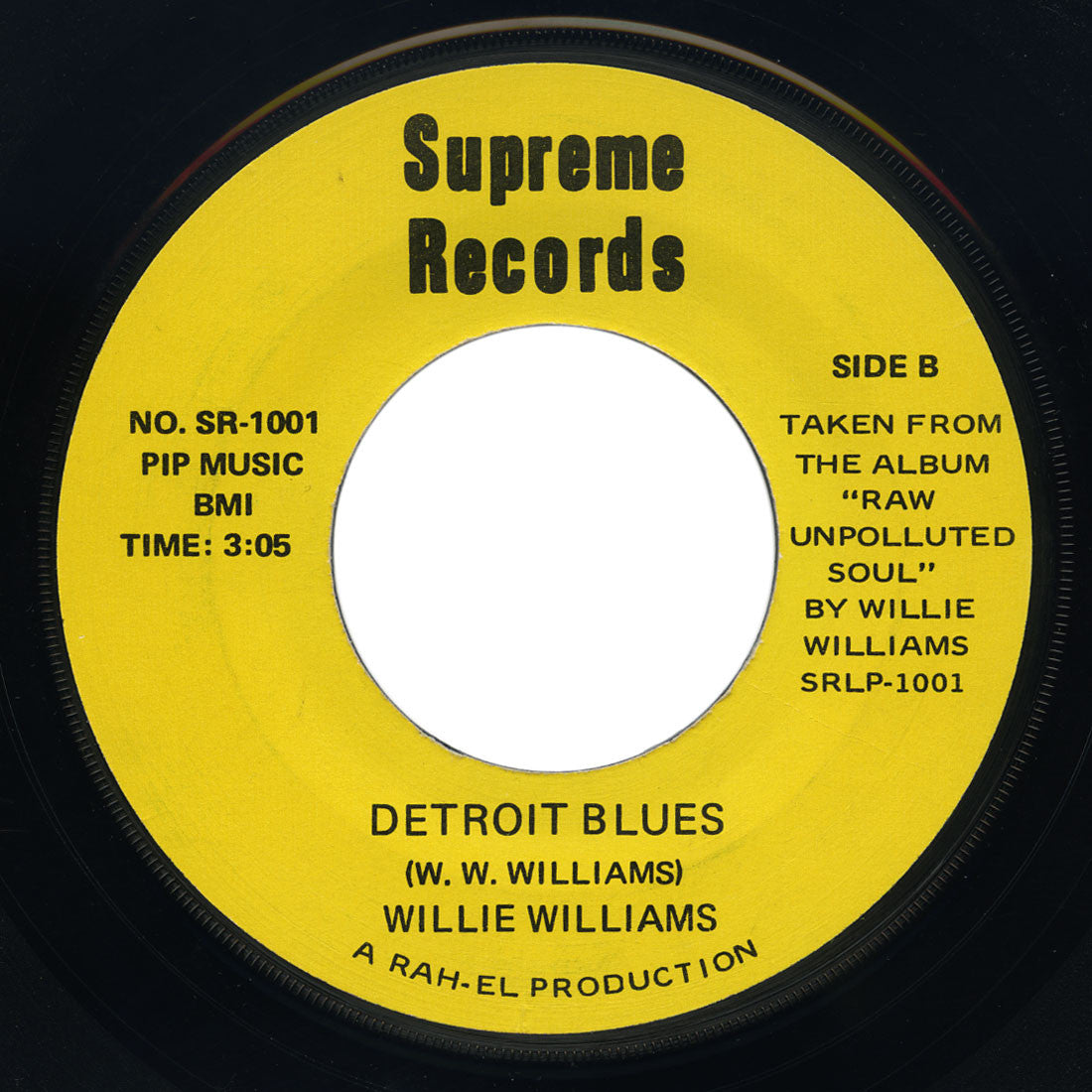 Willie Williams – Wine Headed Woman / Detroit Blues – Supreme