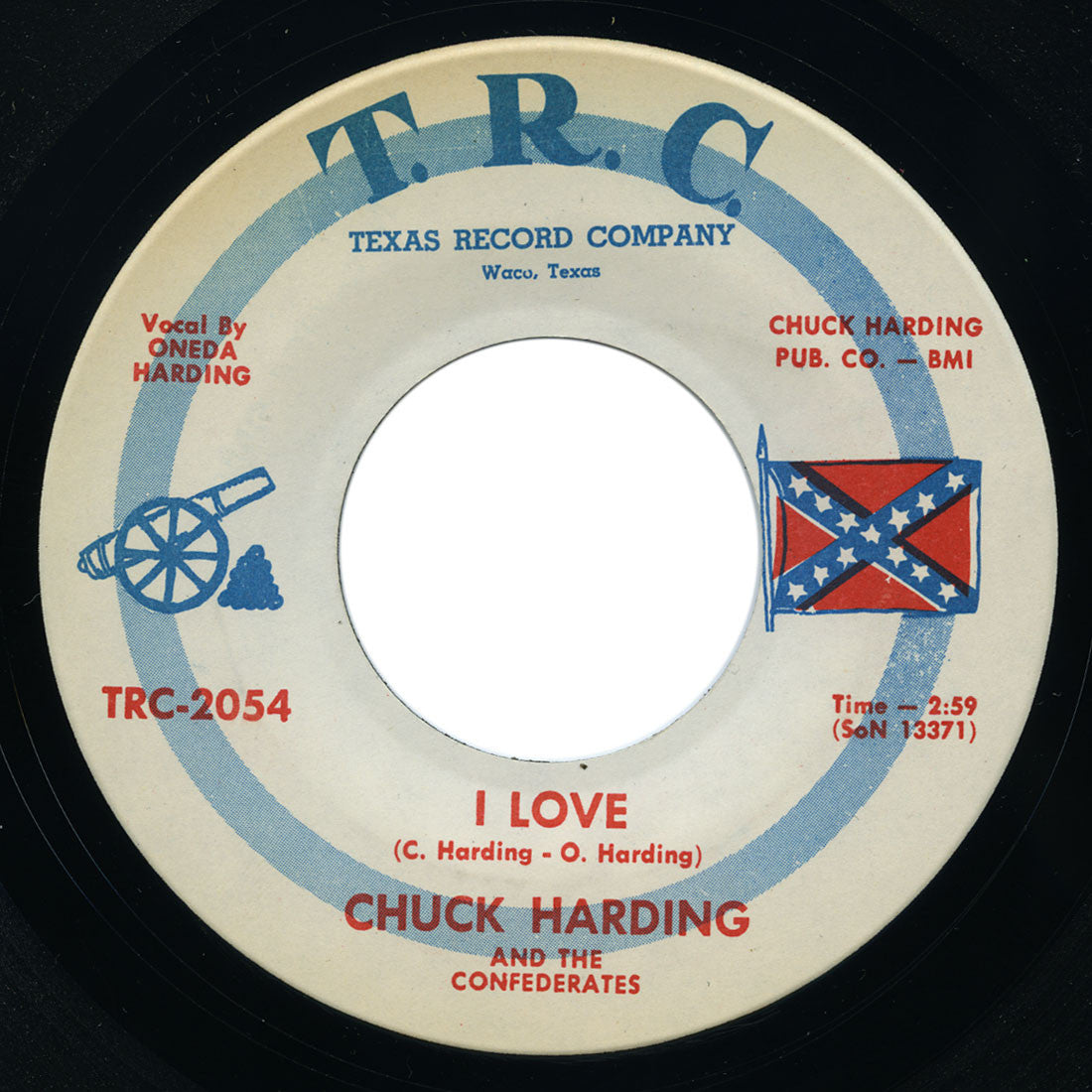 Chuck Harding and The Confederates - Sidewinder / I Love - T.R.C.