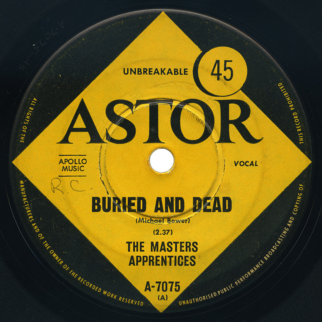 Masters Apprentices – Buried And Dead – Astor