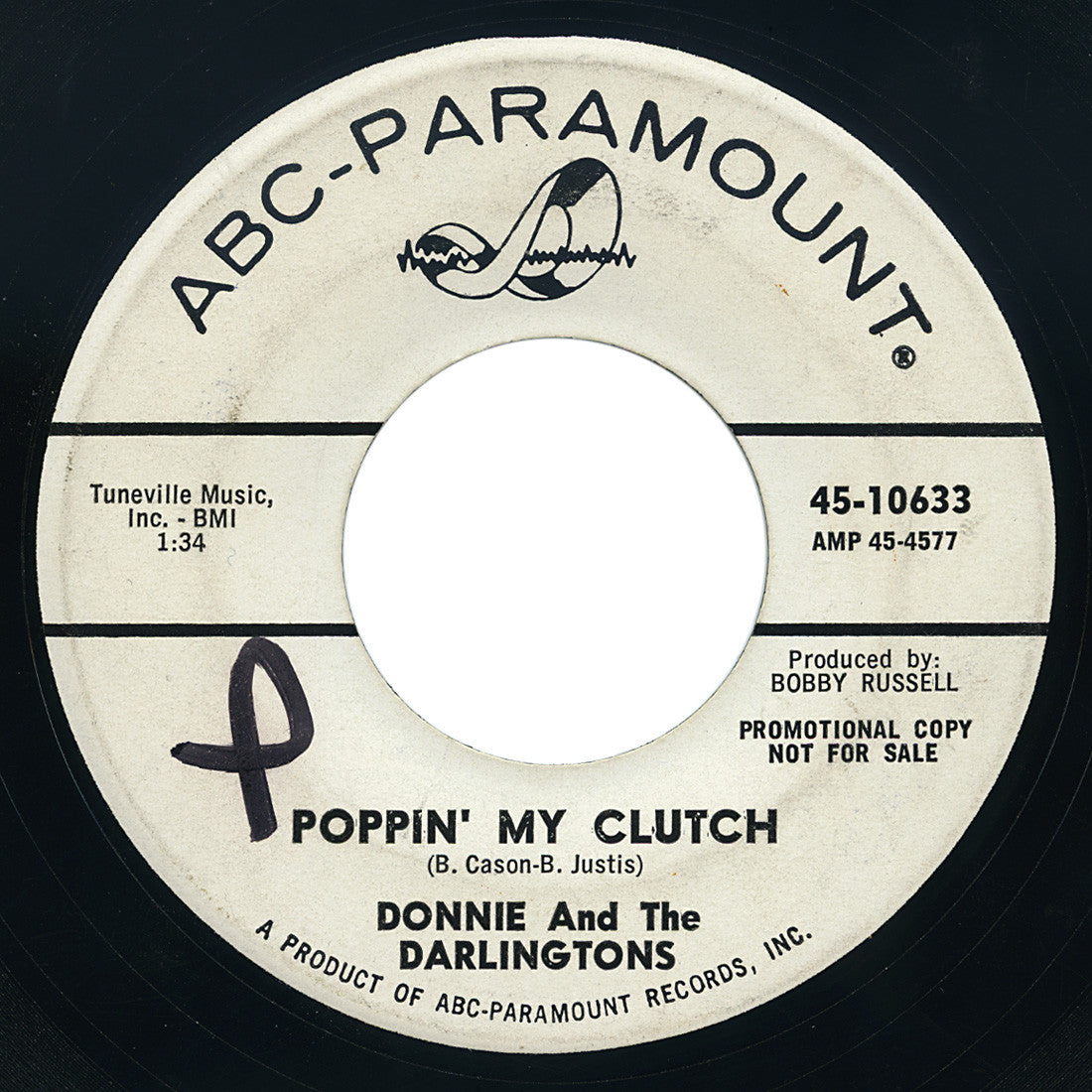 Donnie And The Darlingtons – Poppin’ My Clutch – ABC-Paramount