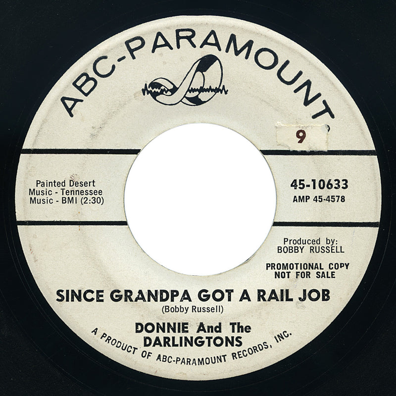 Donnie And The Darlingtons – Since Grandpa Got A Rail Job – ABC-Paramount