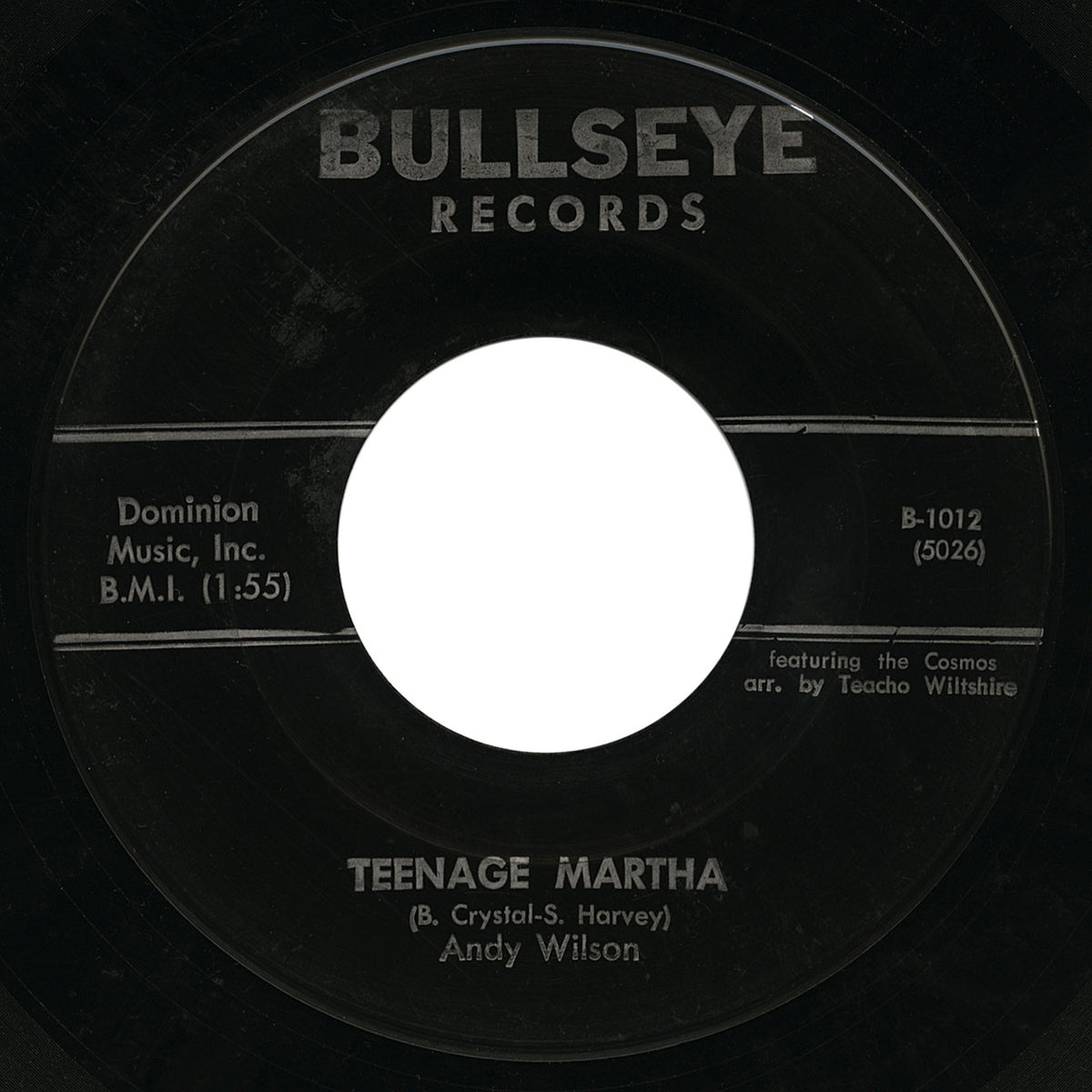 Andy Wilson – Teenage Martha – Bullseye