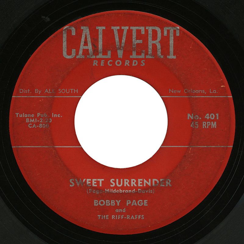 Bobby Page – Sweet Surrender – Calvert
