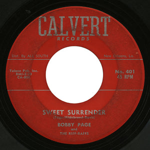 Bobby Page – Sweet Surrender – Calvert