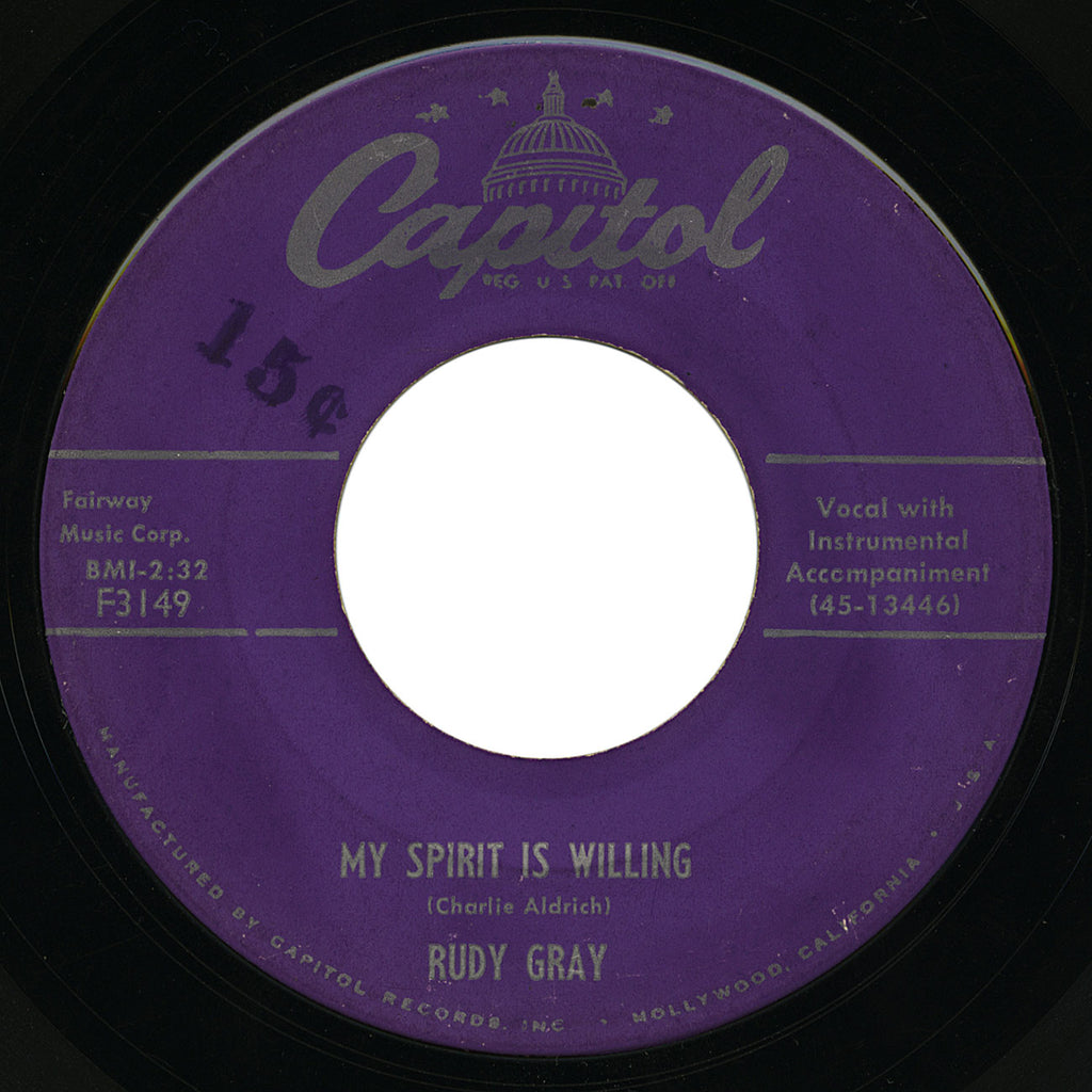 Rudy Gray – My Spirit Is Willing – Capitol