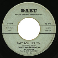 Dave Washington – Baby Doll, It’s You – Dabu