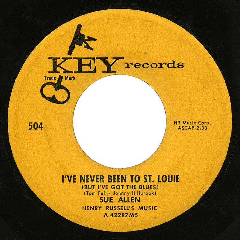 Sue Allen – I’ve Never Been To St. Louie – Key