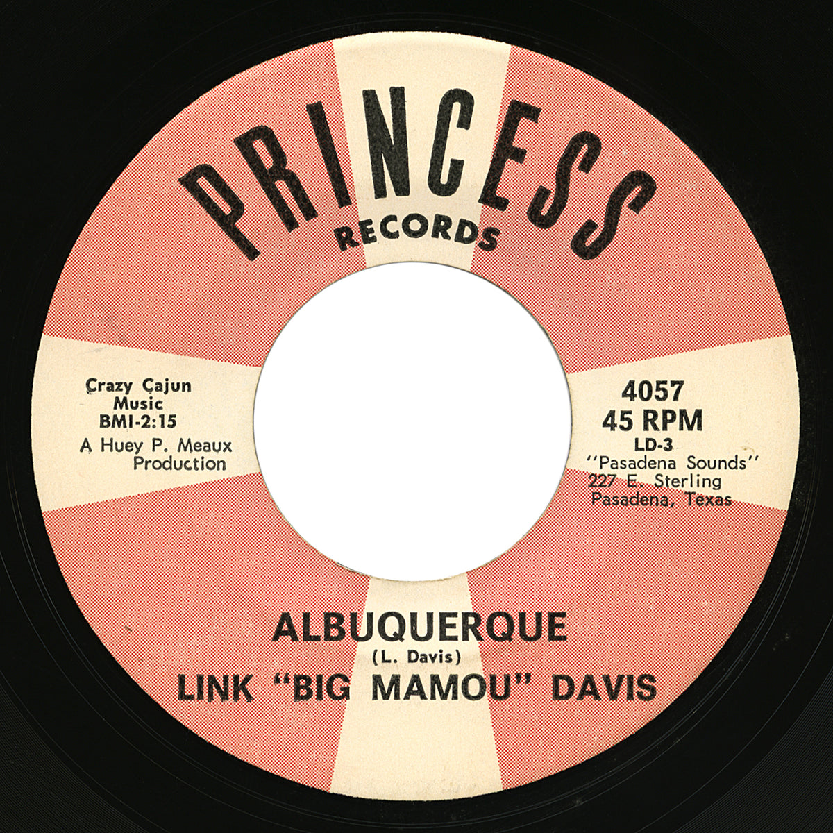 Link “Big Mamou” Davis – Albuquerque – Princess