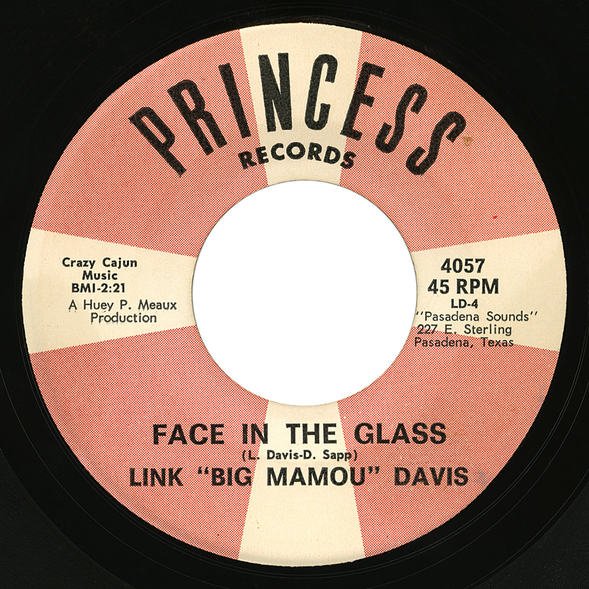 Link “Big Mamou” Davis – Face In The Glass – Princess