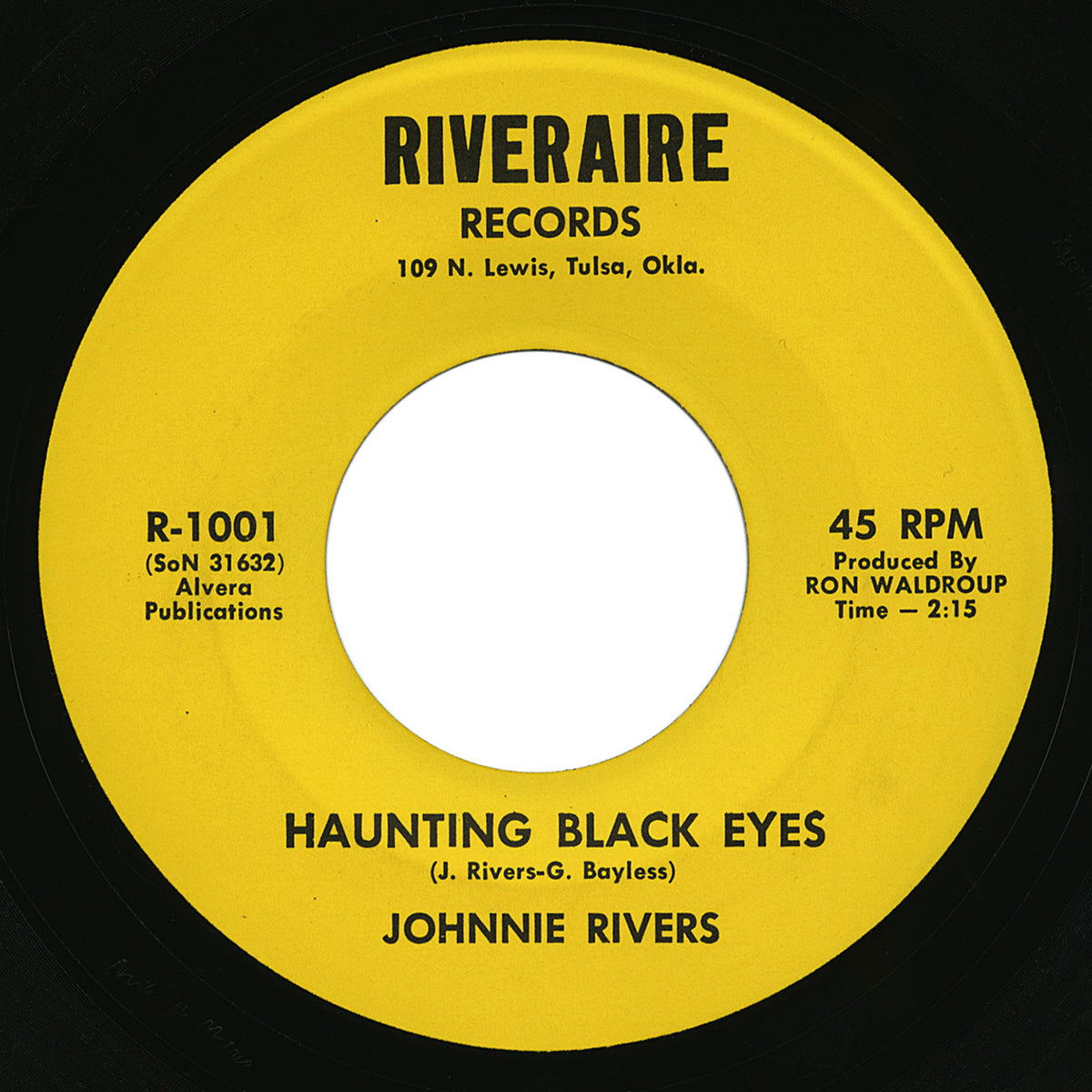 Johnnie Rivers – Haunting Black Eyes – Riveraire