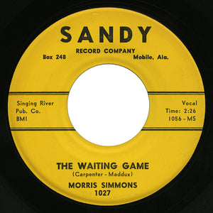 Morris Simmons – The Waiting Game – Sandy