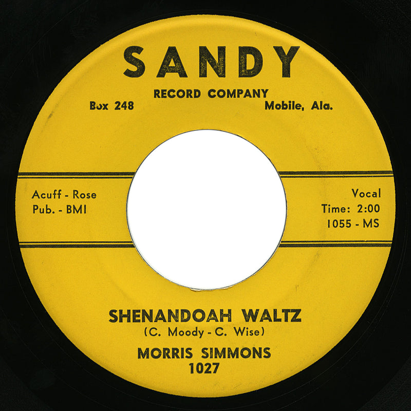 Morris Simmons – Shenandoah Waltz – Sandy