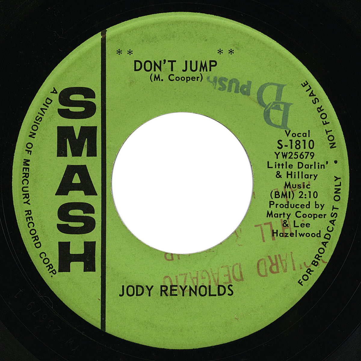 Jody Reynolds – Don’t Jump – Smash