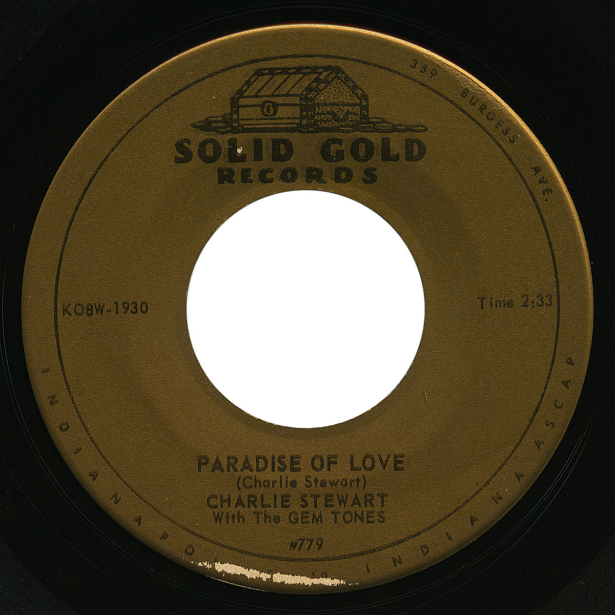 Charlie Stewart – Paradise Of Love – Solid Gold