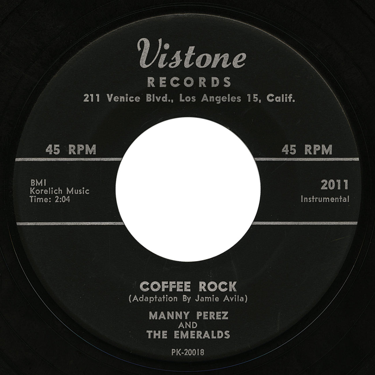Manny Perez – Coffee Rock – Vistone
