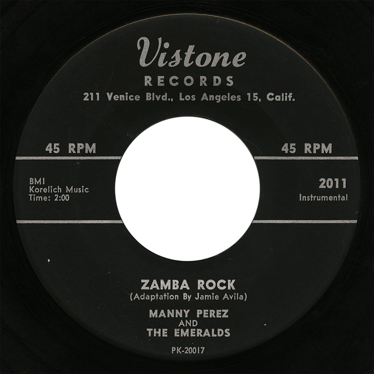 Manny Perez – Zamba Rock – Vistone