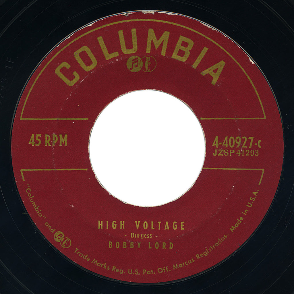 Bobby Lord – High Voltage – Columbia