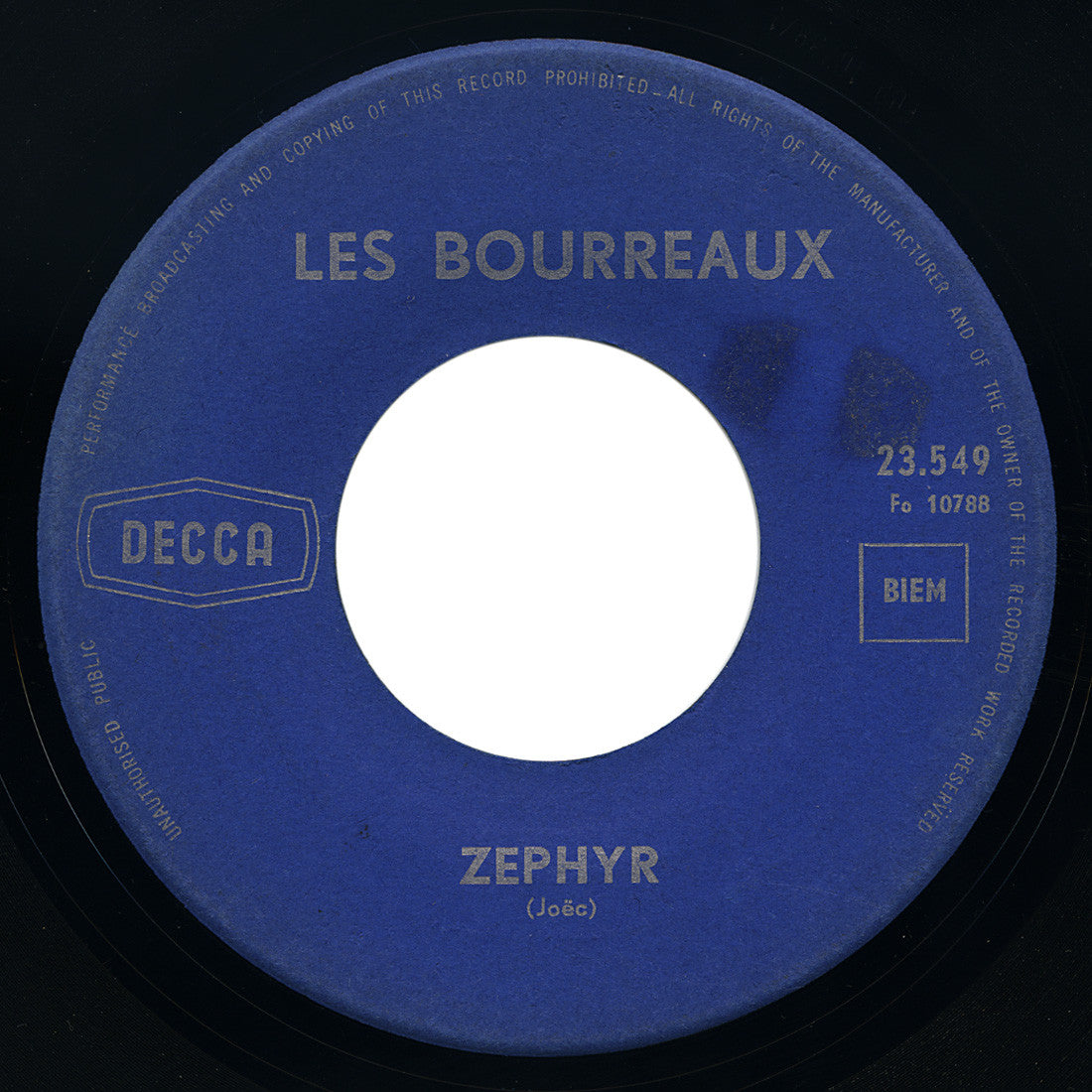 Les Bourreaux – Zephyr – Decca