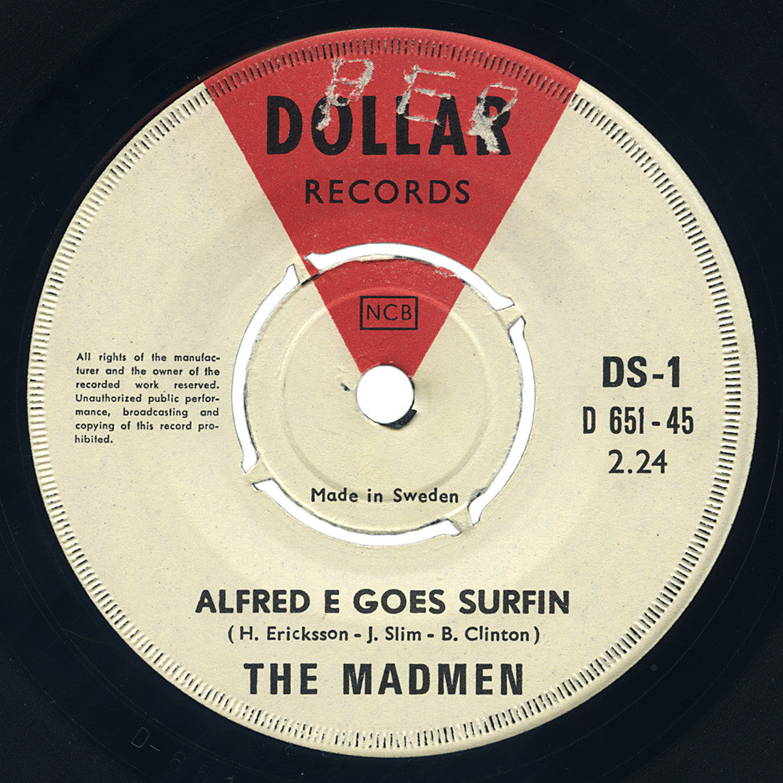 Madmen – Alfred E Goes Surfin – Dollar