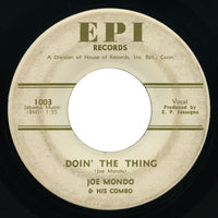 Joe Mondo & His Combo - Last Summer Love / Doin’ The Thing - EPI