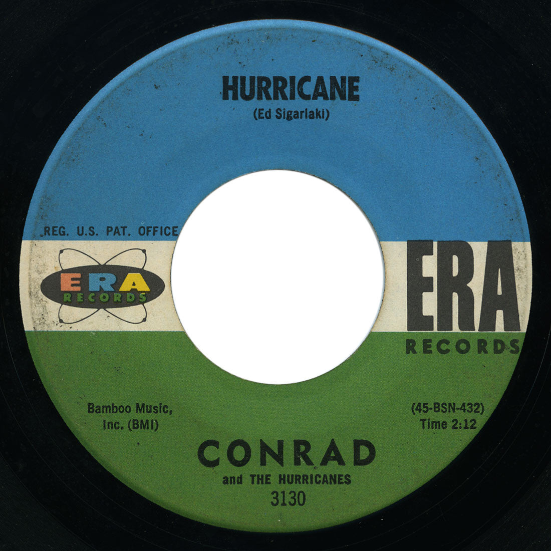 Conrad and The Hurricanes - Hurricane / Sweet Love - Era