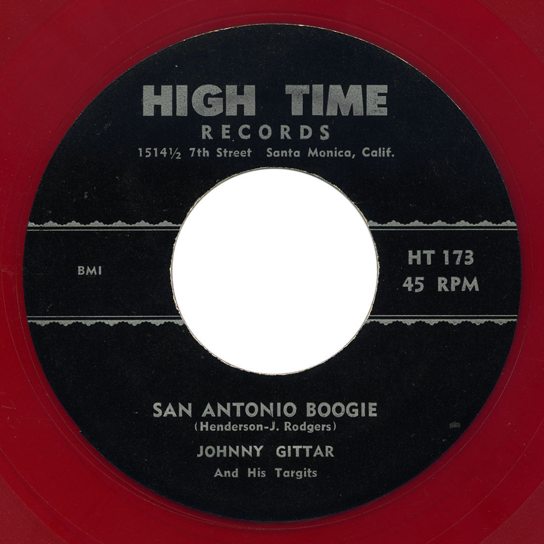 Johnny Gittar and his Targits - San Antonio Boogie / You Only Hurt My Pride - High Time