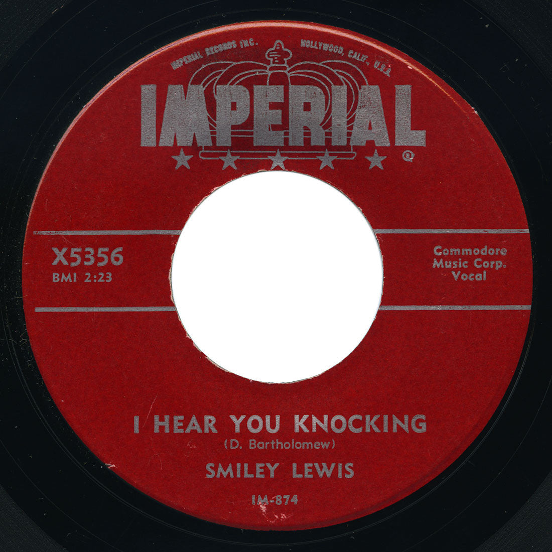英7” Smiley Lewis I Hear You Knocking LBF15337 Liberty /00080 Smiley Lewis: I Hear You Knocking 12