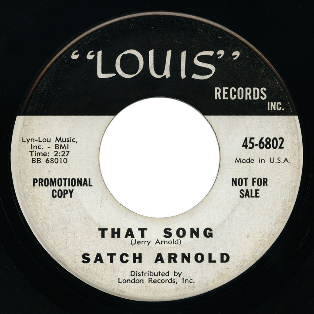 Satch Arnold - On The Run / That Song - Louis