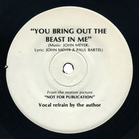 John Meyer & Paul Bartel – Not For Publication / You Bring Out The Beast In Me