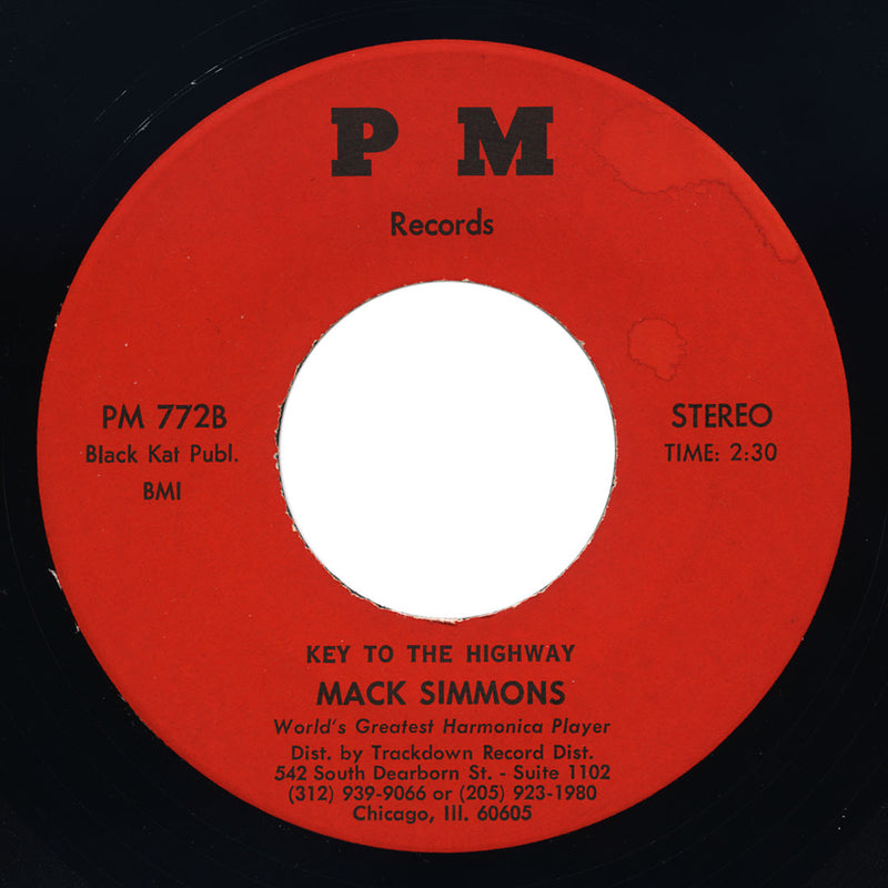 Mack Simmons - Key To The Highway