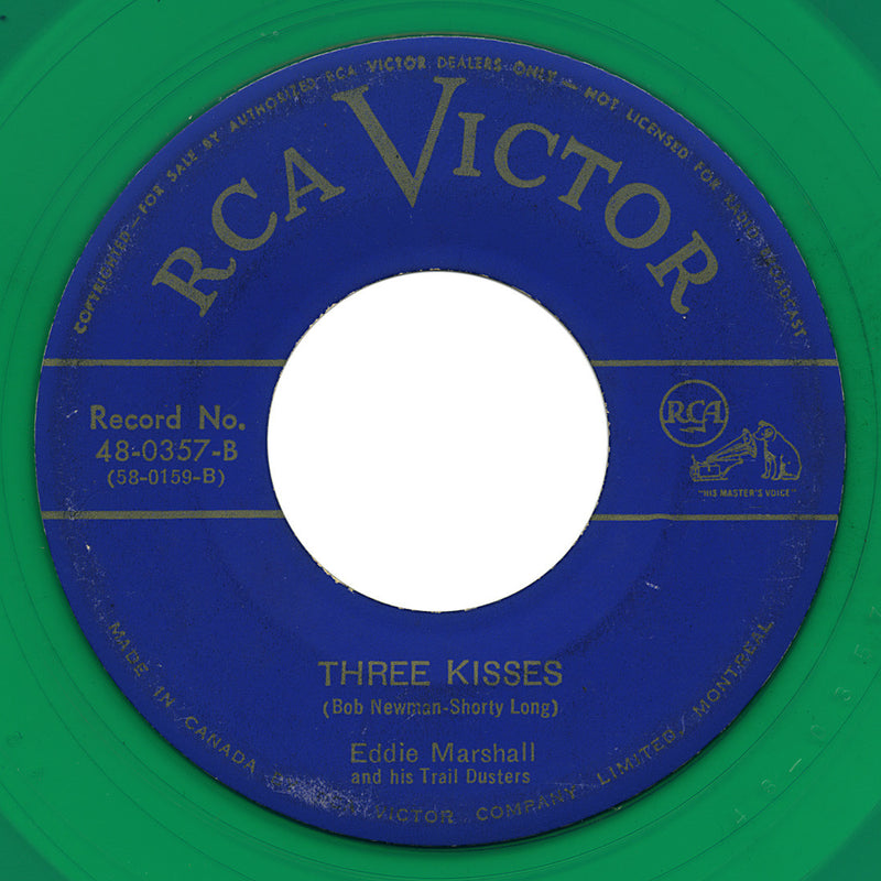 Eddie Marshall and his Trail Dusters – Three Kisses – RCA Victor