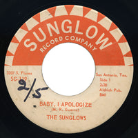 Sunglows – Baby, I Apologize / Cut Across Shorty – Sunglow