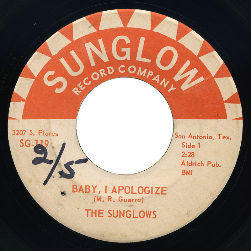 Sunglows – Baby, I Apologize / Cut Across Shorty – Sunglow